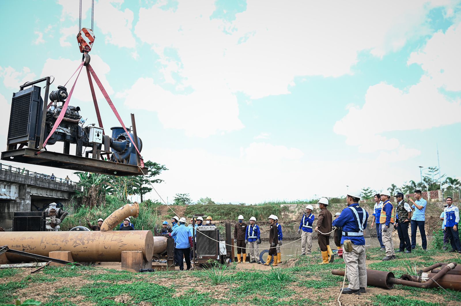 Antisipasi Kemarau Ekstrim, PDAM Makassar Turunkan Pompa Air Baku di Moncongloe