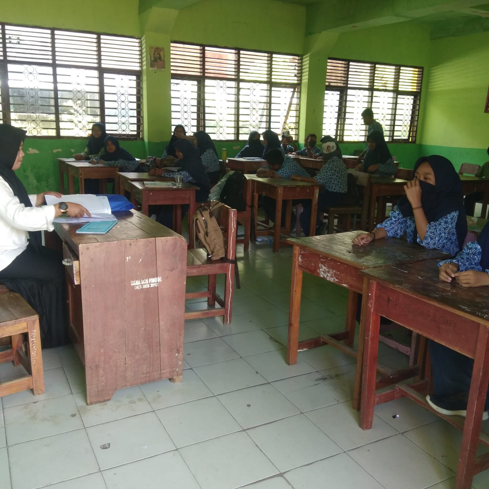Kondusif, Proses Pembelajaran di SMPN 9 Parepare Aktif 