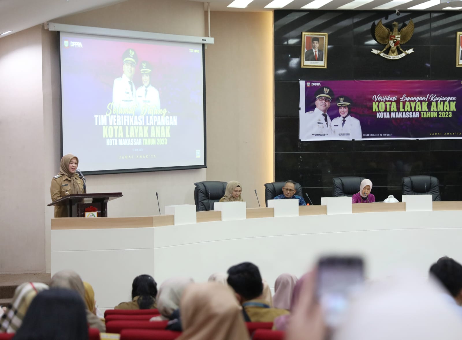 Fatmawati Rusdi Sambut Tim Verlap KLA, Target Makassar Naik Kelas Kategori Utama