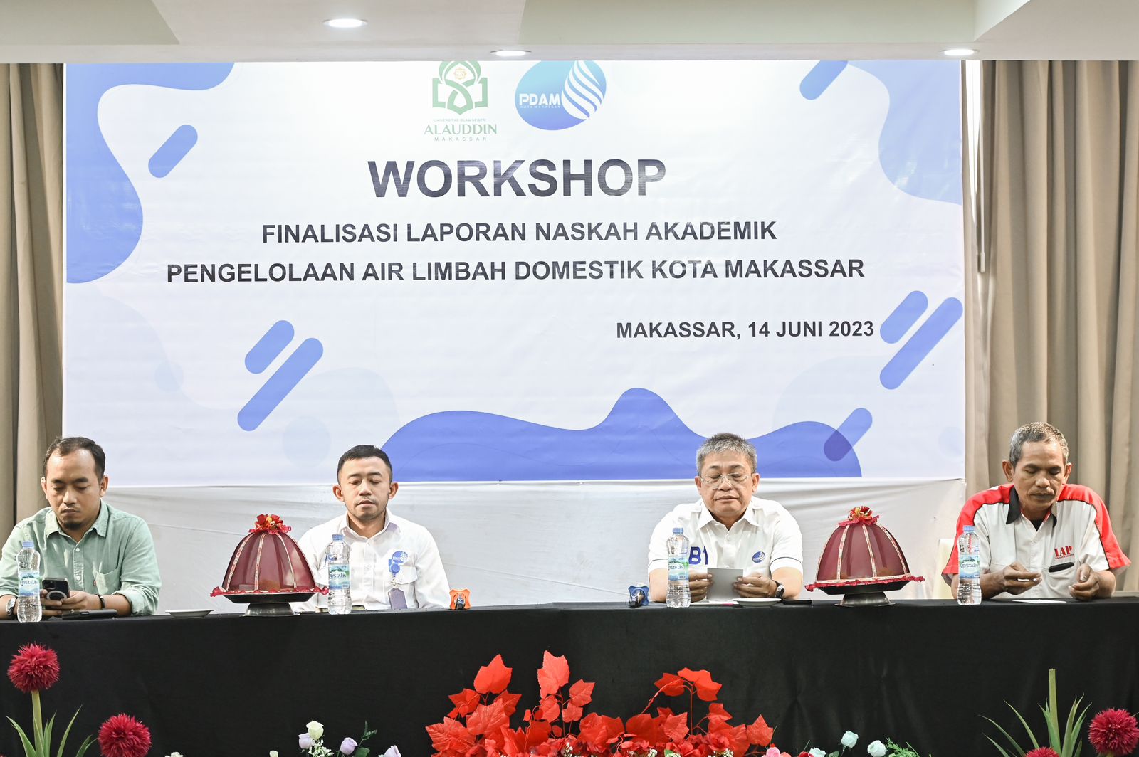 Jelang Finalisasi Laporan Naskah Akademik Pengelolaan Air Limbah, PDAM Kota Makassar dan UIN Alauddin Gelar Workshop