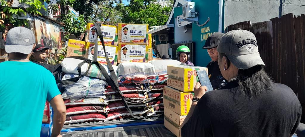 Gubernur Sulsel Kerahkan Dinsos dan BPBD Salurkan Bantuan Logistik Korban Kebakaran di Jalan Andi Djemma Makassar
