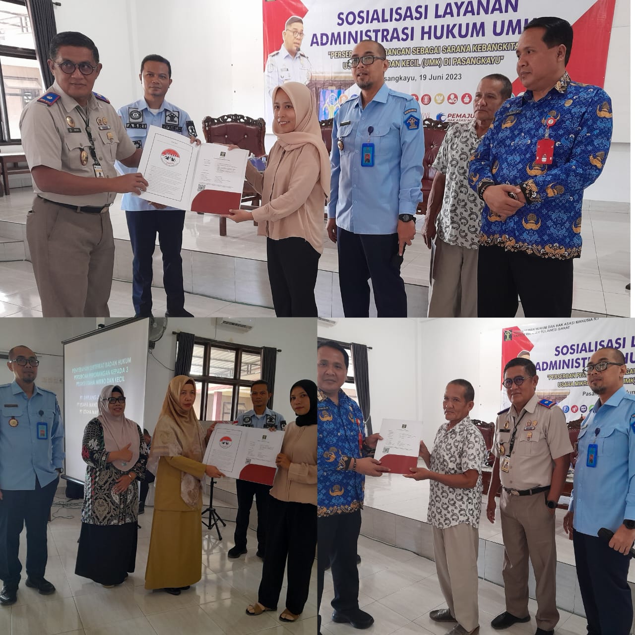 Nilai UMK Miliki Peran Penting bagi Perekonomian, Kanwil Kemenkumham Sulbar Gelar Sosialisasi Perseroan Perorangan di Pasangkayu