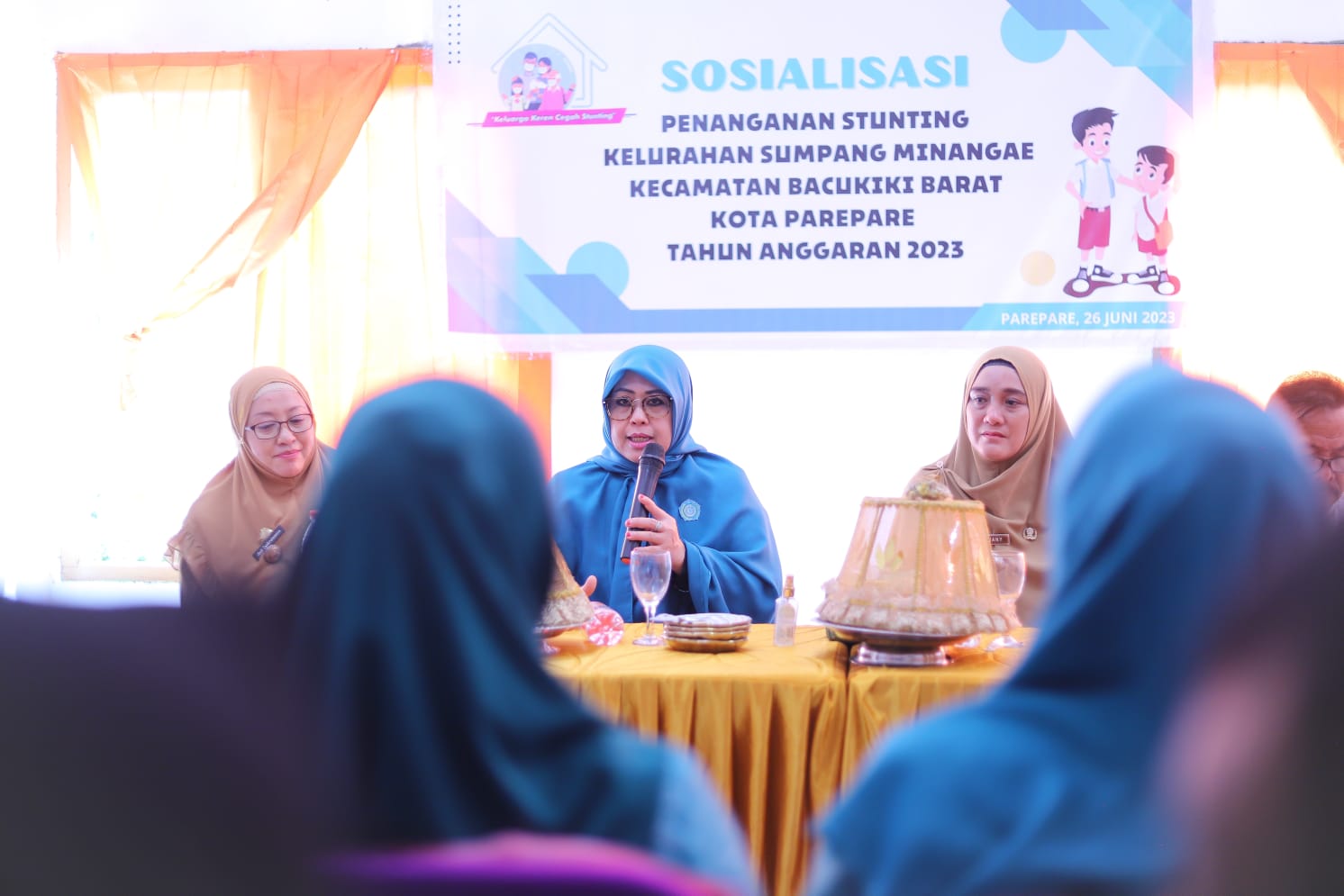Pentingnya Kolaborasi Tangani Stunting, Erna Rasyid Taufan Harap Sumpang Minangae Jadi Role Model Kelurahan di Parepare 