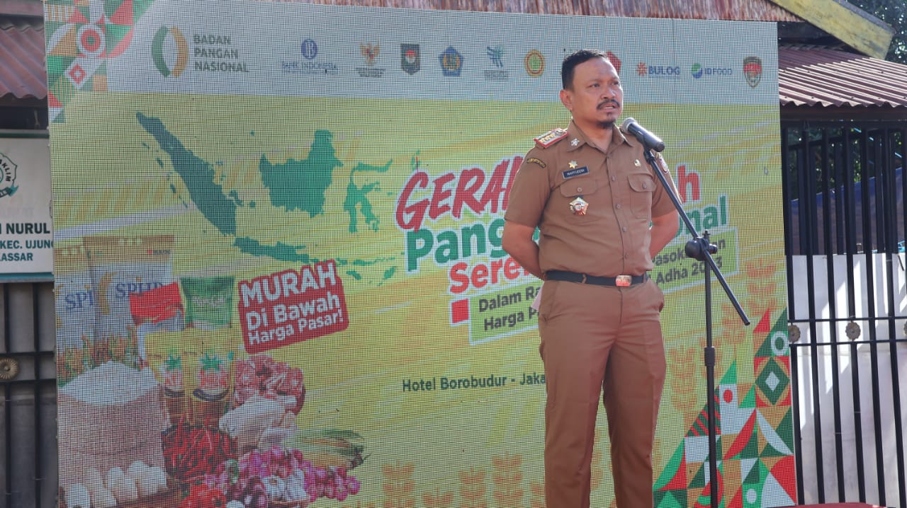 Bantu Warga Penuhi Kebutuhan Iduladha, Dinas Ketahanan Pangan Makassar Gelar Gerakan Pangan Murah Selama Dua Hari