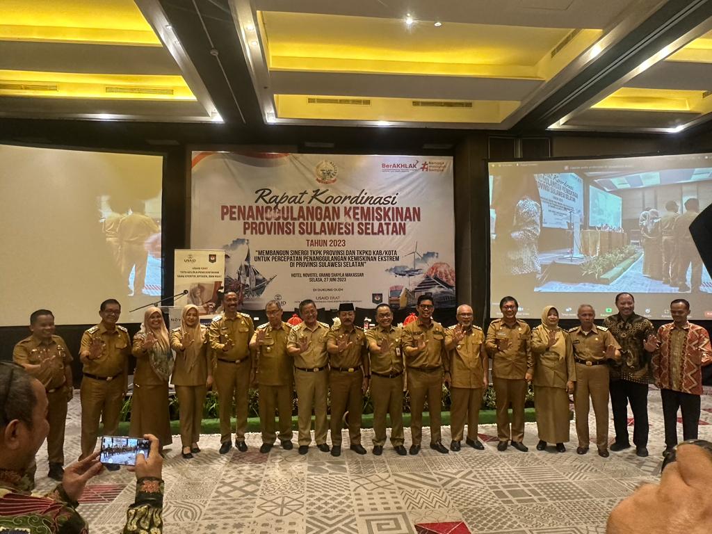 Rakor Penanggulangan Kemiskinan, Parepare Paling Sedikit Kemiskinan Ekstrem di Sulsel