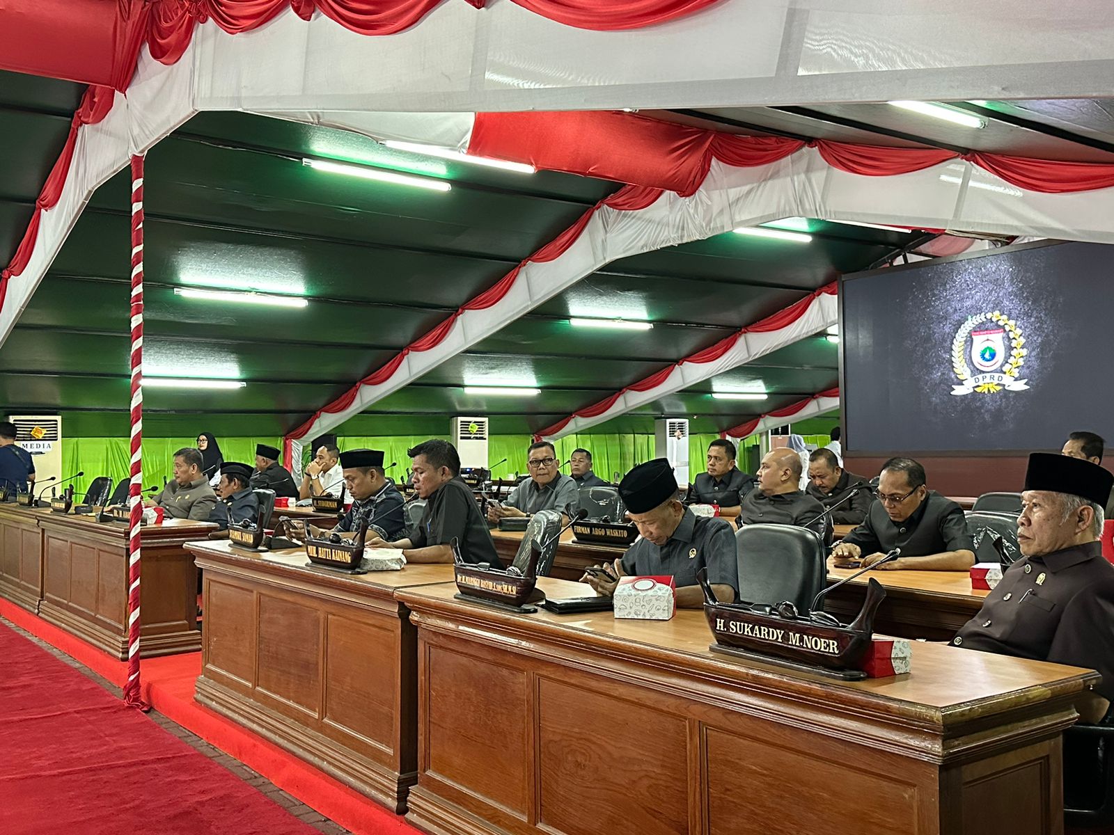 Anggota Dewan Hamsah Sunuba Hadiri Rapat Paripurna Penjelasan Gubernur Sulbar Terkait Pertanggungjawaban APBD 2022