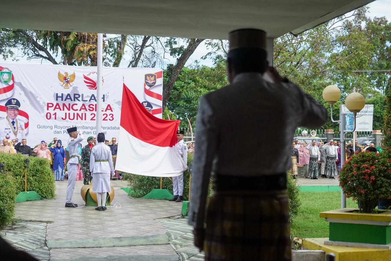 Inspektur Upacara Hari Lahir Pancasila, Taufan Pawe Pesan Aktualisasikan Nilai Pancasila Dalam Hidup Keseharian 
