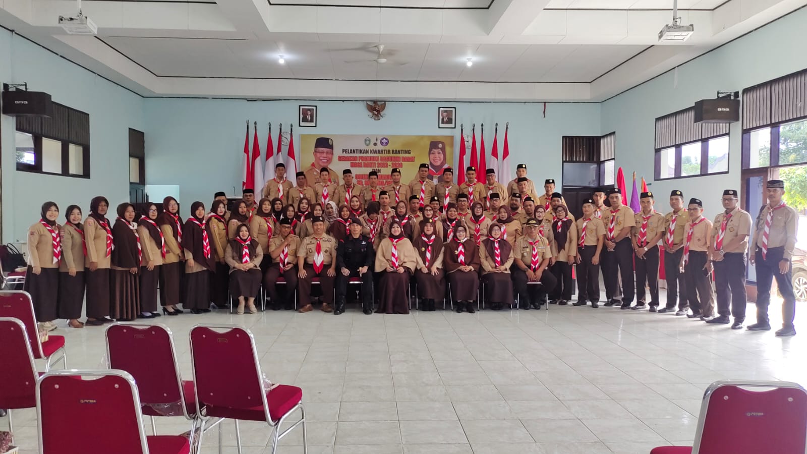 Lantik Kwartir Ranting Bacukiki Barat, Erna Rasyid Taufan Pesan Majukan Gerakan Pramuka di Parepare 