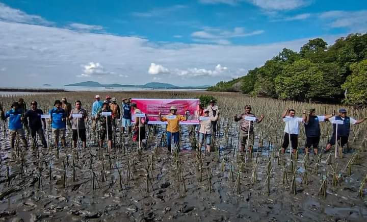 Penanaman 40 Ribu Mangrove di Desa Lapasa Bone, Gubernur Ajak Jaga Alam dan Ekosistemnya
