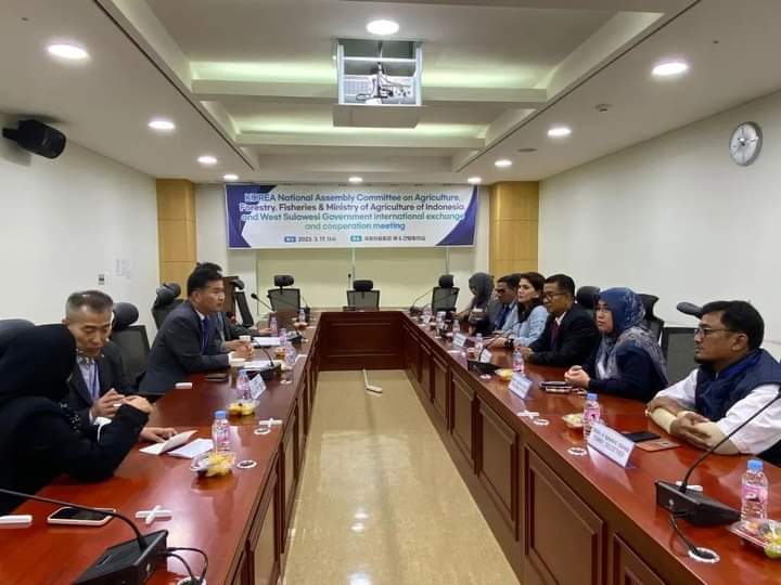 Kerja Sama Smart Farming Provinsi Jeollabuk-do Dengan Sulbar Dapat Dukungan Parlemen Korea Selatan