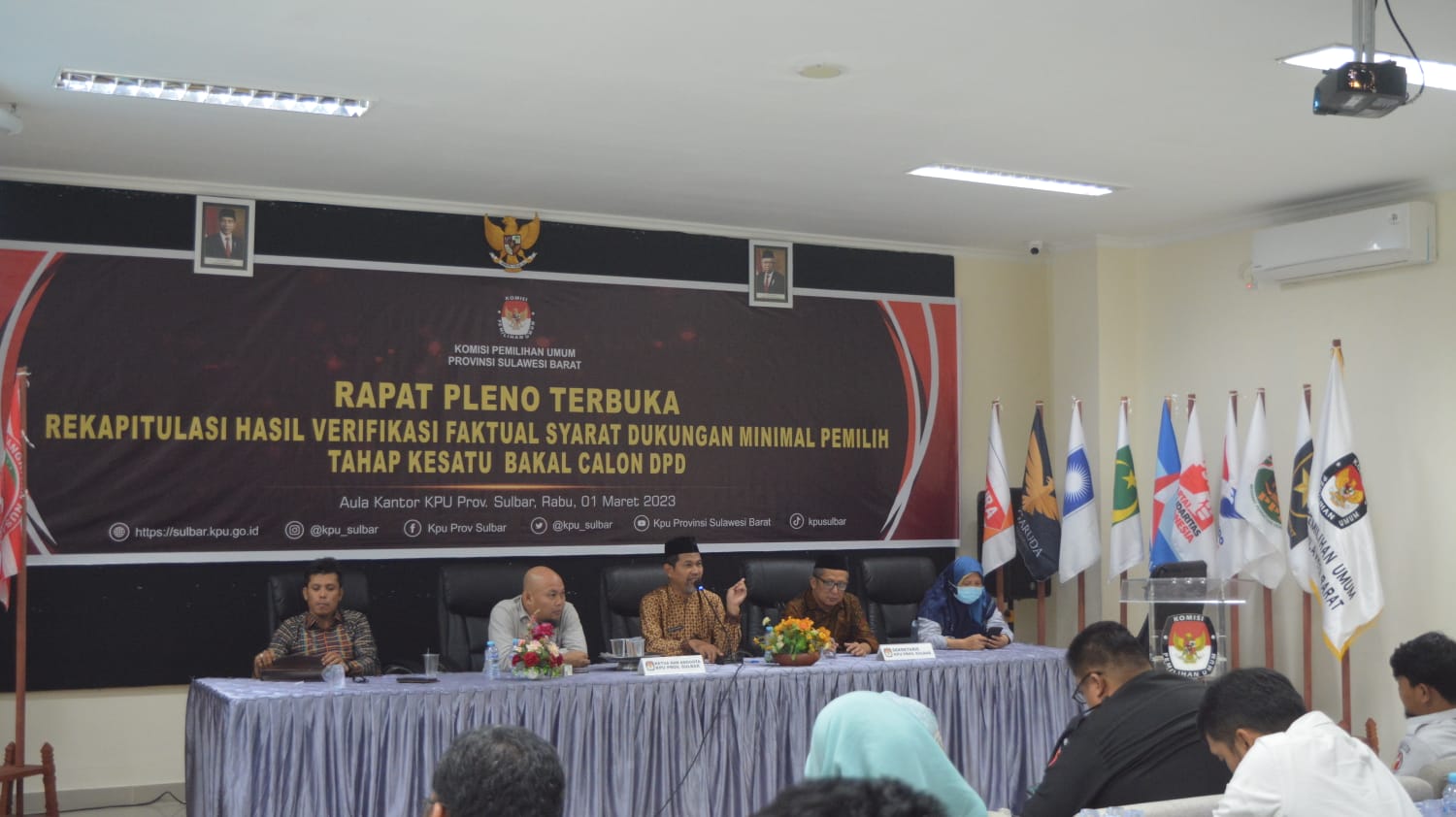 Sembilan Bakal Calon DPD Sulbar MS Berdasarkan Hasil Verfak