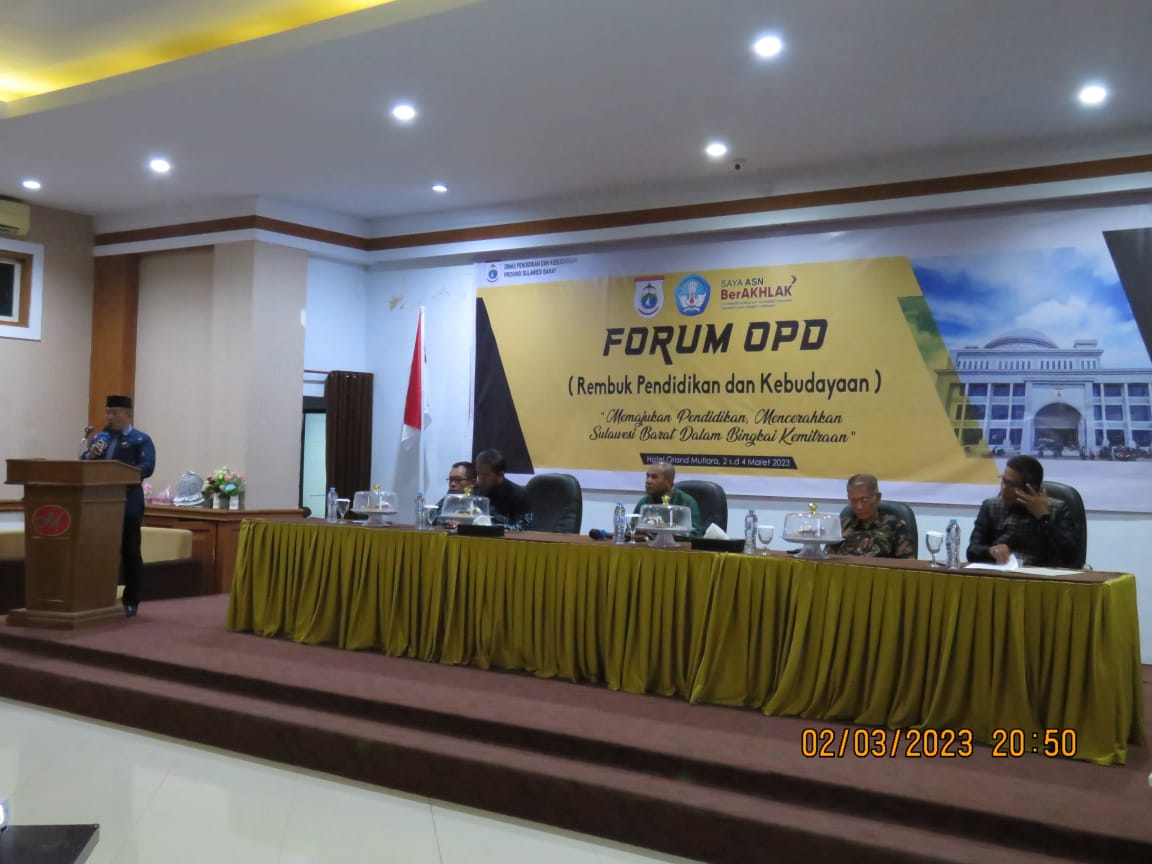 Rembuk Pendidikan Sulbar: Bahas Penanganan Anak Tidak Sekolah, Dana BOS hingga Akreditasi Sekolah