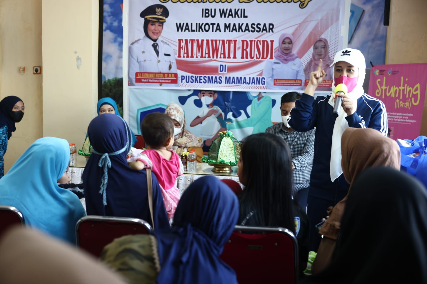 Perjuangkan Zero Stunting, Fatmawati Rusdi Rutin Turun Langsung ke PKM