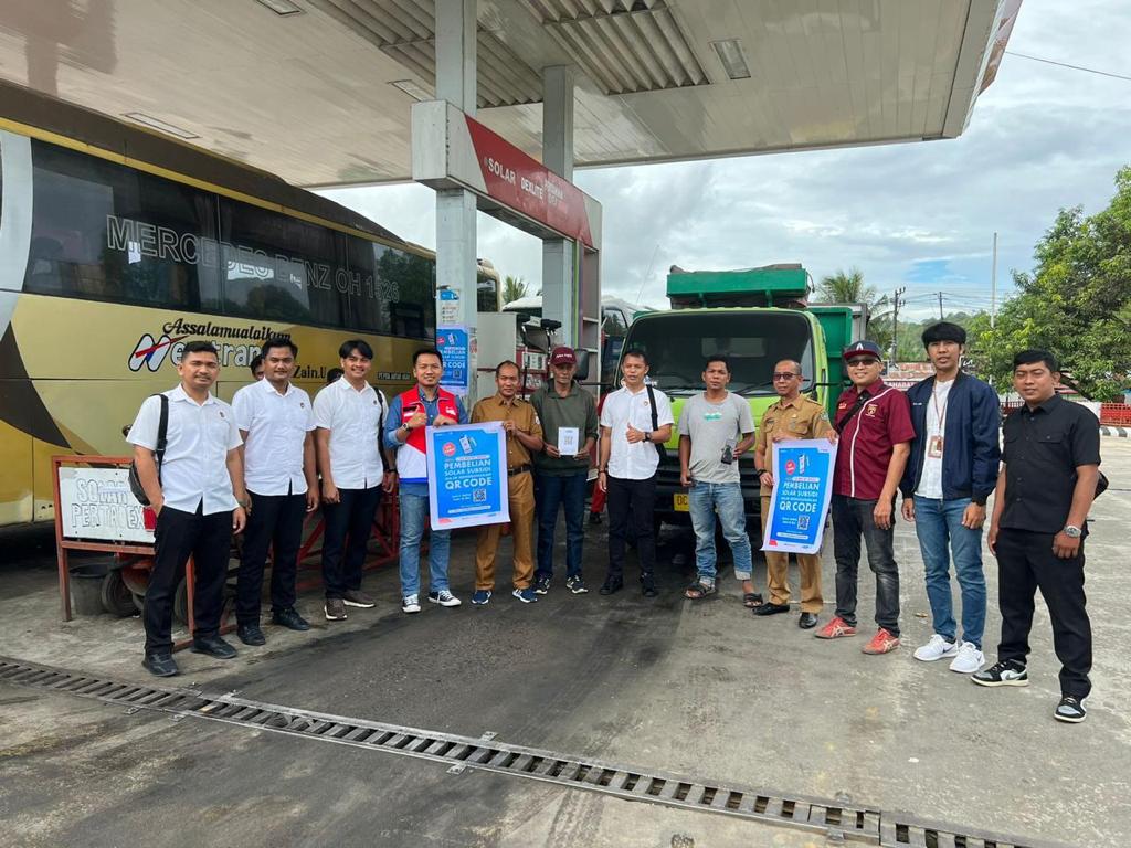 Pertamina Berlakukan Pembelian Solar Subsidi Menggunakan QR Code di SPBU se-Sulbar