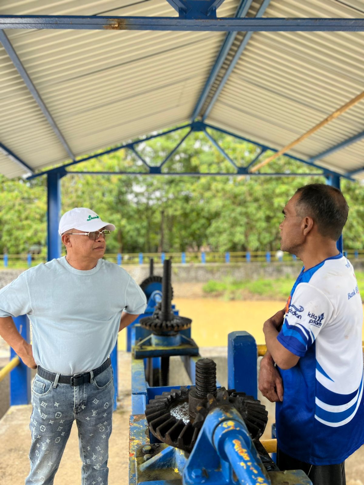 Debit Air Baku Menurun Masuk Instalasi, Beni Iskandar Cek Langsung ke Bendungan