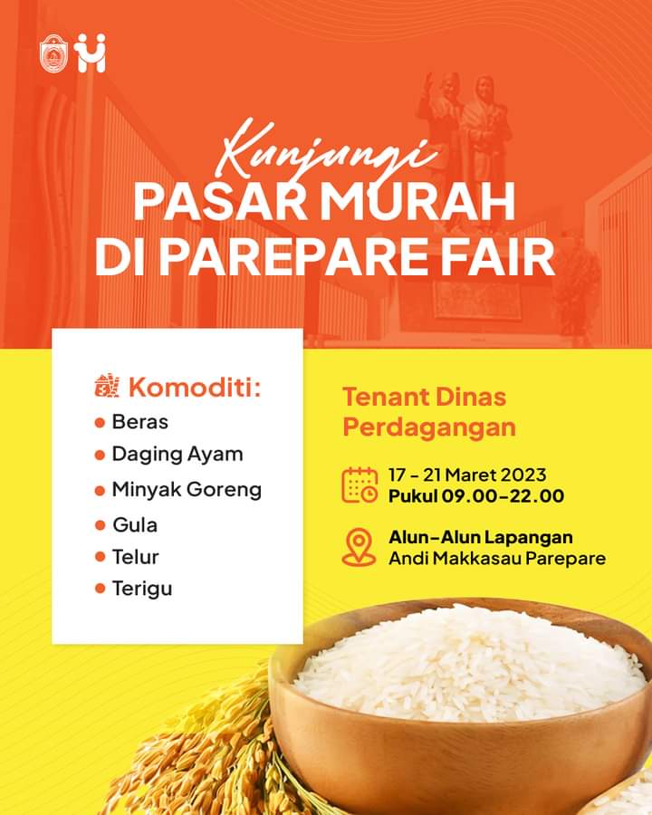 Penuhi Kebutuhan Ramadan, Ayo Serbu Pasar Murah di Parepare Fair 2023