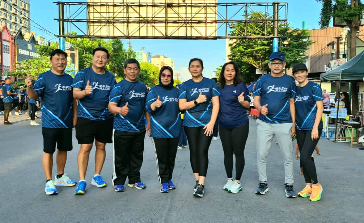 Sambut Ramadan, Komunitas Jogging Healthy All Day Parepare Gelar Anti Mager di Boulevard Makassar