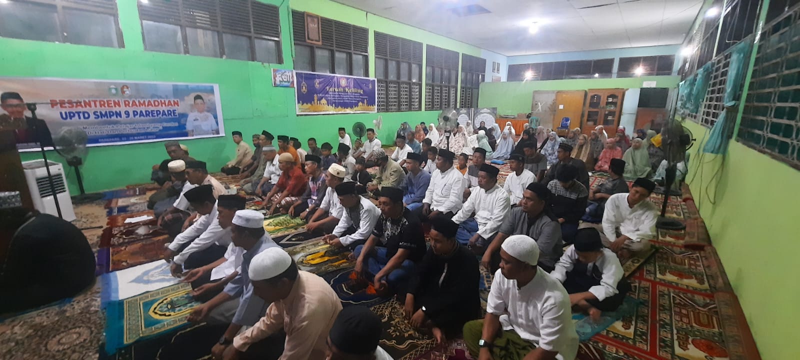 PGRI Apresiasi SMPN 9 Parepare Jadi Tuan Rumah Tarawih Keliling 