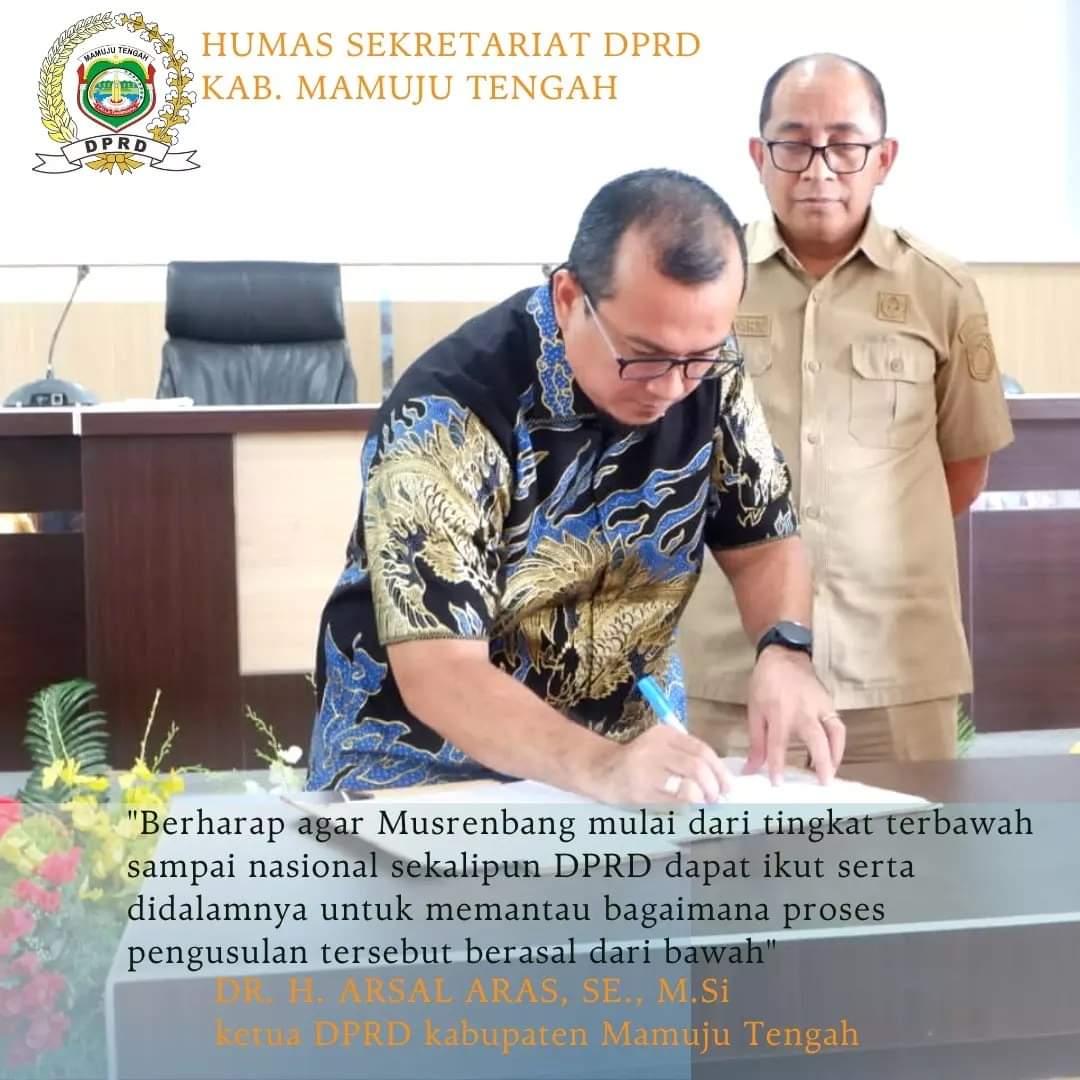 Ketua Bersama Anggota DPRD Mateng Hadiri Musrenbang RKPD 2024