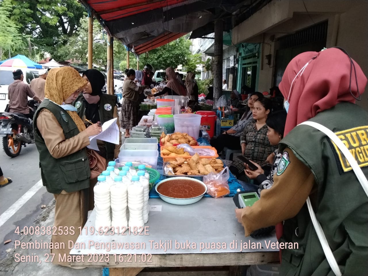 Dinkes Parepare Pembinaan dan Pengawasan Kualitas Takjil Jajanan Buka Puasa
