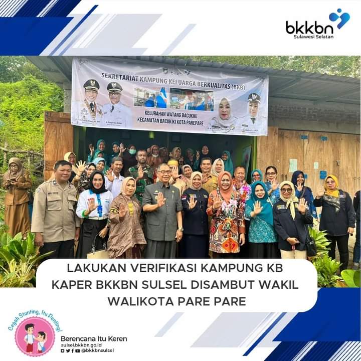 Kampung KB Watang Bacukiki Parepare Juara Satu Tingkat Sulsel