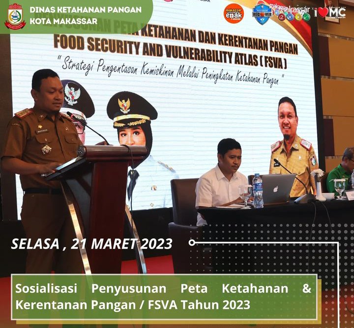 DKP Makassar Gelar Sosialisasi Penyusunan Peta Ketahanan dan Kerentanan Pangan