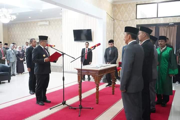 Akmal Malik Lantik Tiga Pejabat Eselon II