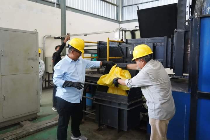 Mesin Insinerator yang Dimiliki Pemprov Sulbar Sejak 2021 Akhirnya Bisa Beroperasi