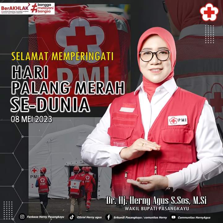 Hari Palang Merah Internasional, Wabup Herny Ajak Bersama-sama Membantu dengan Layanan Sukarela