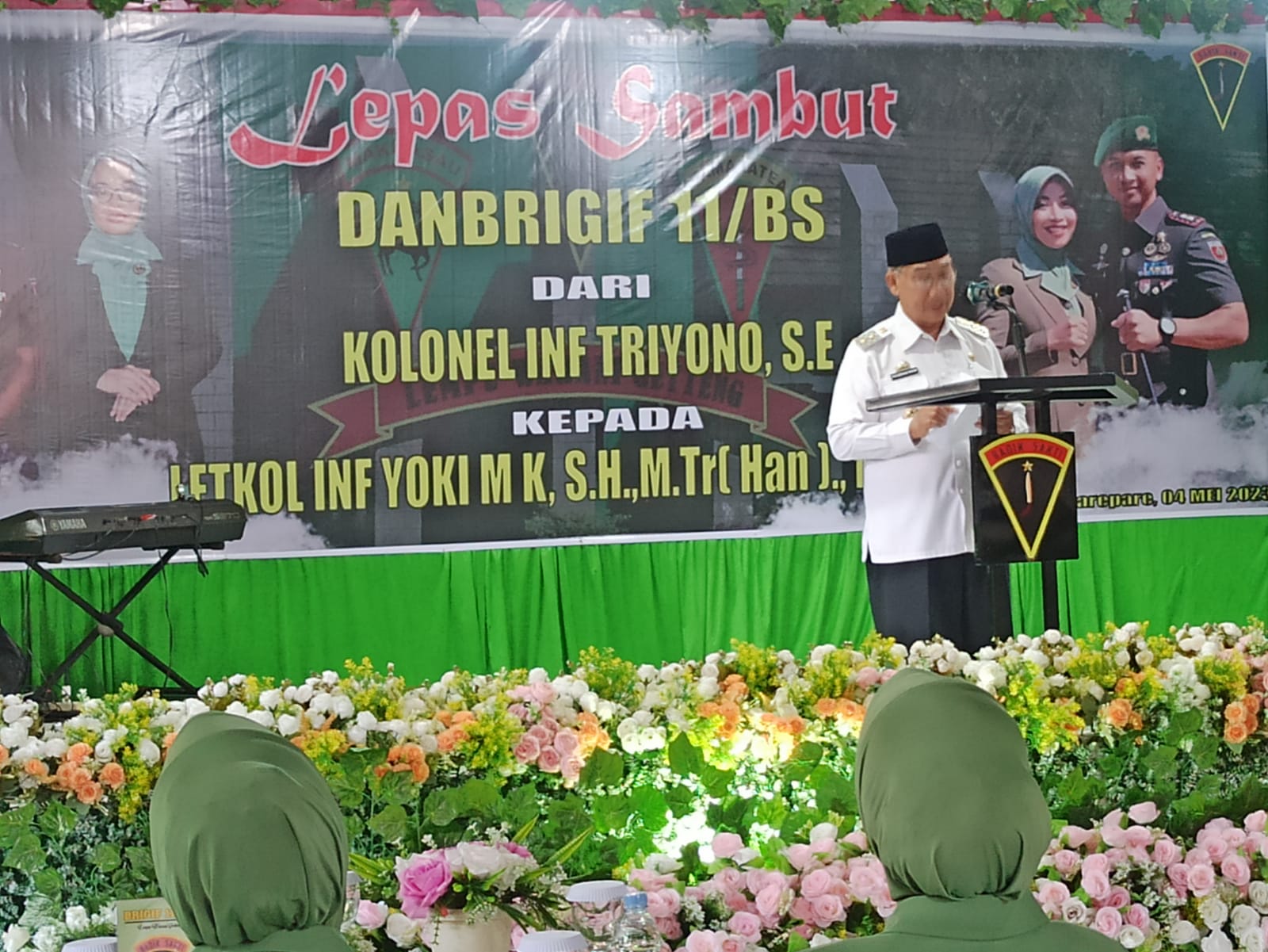 Lepas Sambut Komandan Brigif 11/BS, Wawali Apresiasi Sinergitas Jadikan Parepare Aman Kondusif 