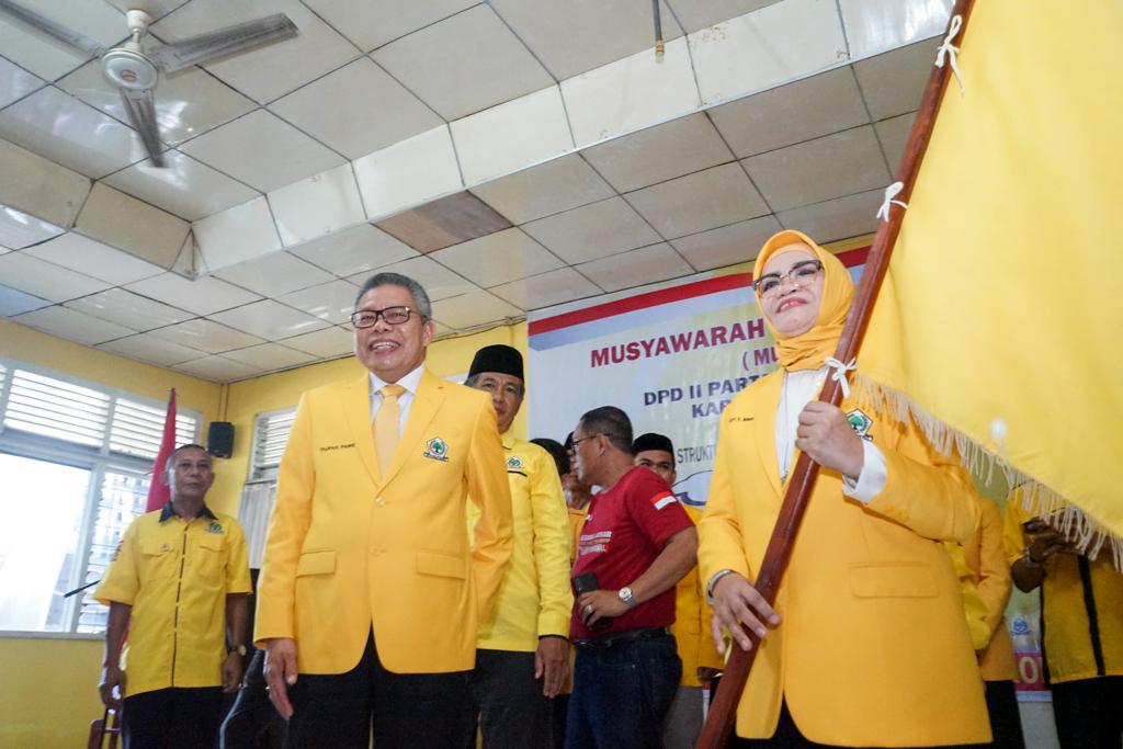 Liestiaty Nurdin Resmi Ketua Golkar Bantaeng, Taufan Pawe Pesan Dibutuhkan Kader Militan
