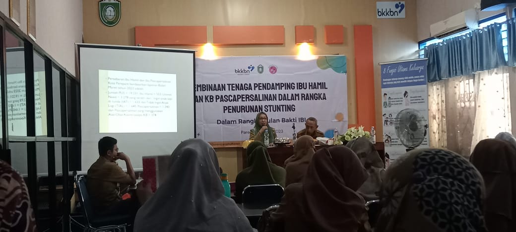 DPPKB Parepare Bersama BKKBN Sulsel Pembinaan Tenaga Pendamping Bumil untuk Penurunan Stunting