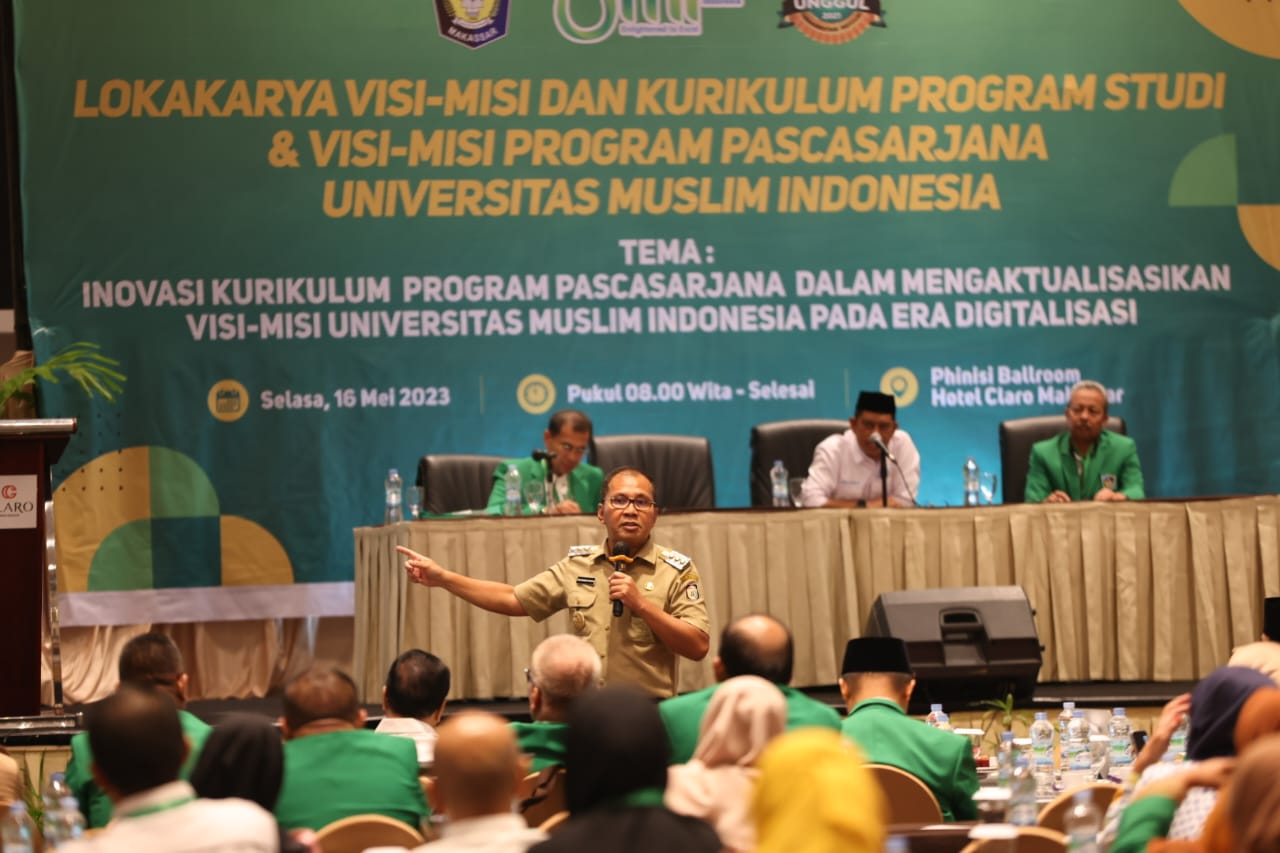 Danny Pomanto Jadi Pemateri di Lokakarya Kurikulum Pascasarjana UMI: Paparkan Makassar Dua Kali Tambah Baik