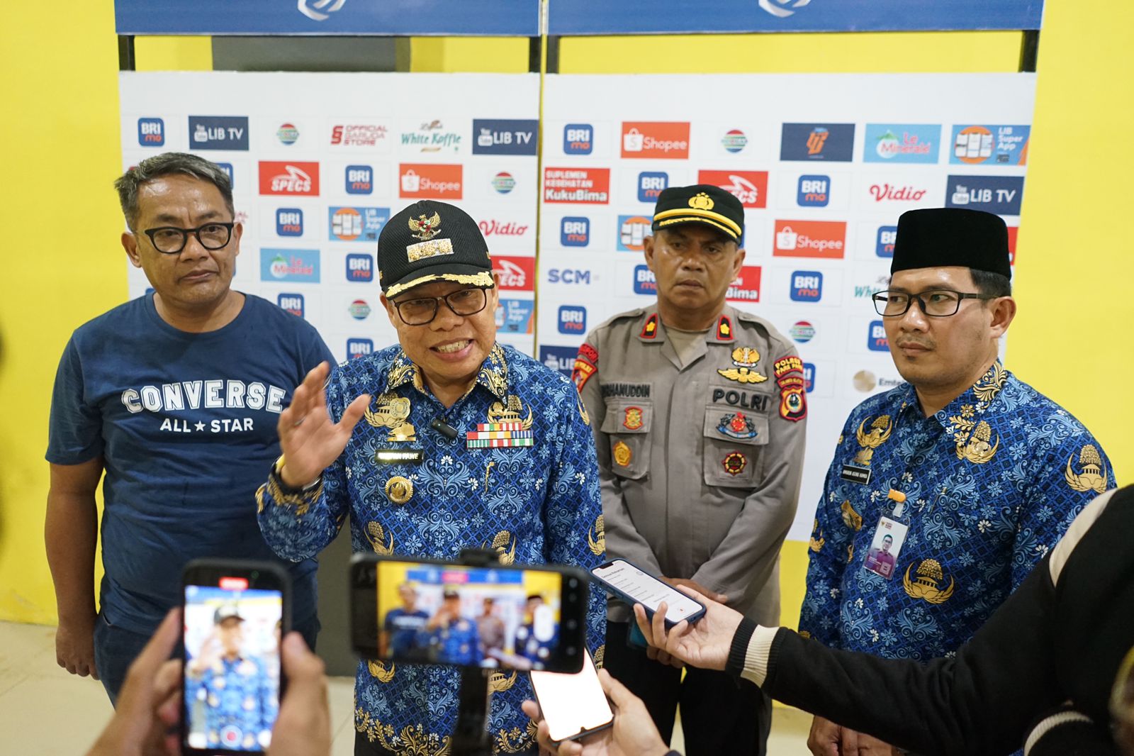 Taufan Pawe Pimpin Jajaran Pemkot Parepare Benahi Serius Stadion GBH Jelang Play-off Liga Champions Asia 