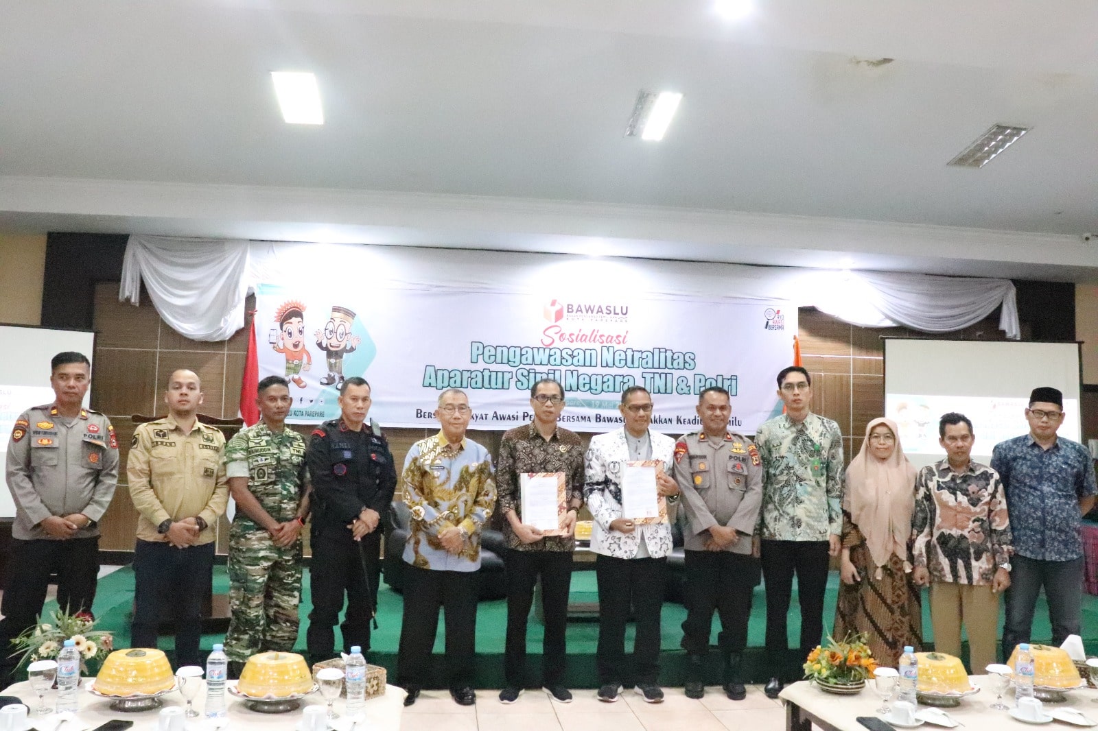 Tingkatkan Netralitas ASN, Bawaslu Parepare Lakukan MoU dengan PGRI 