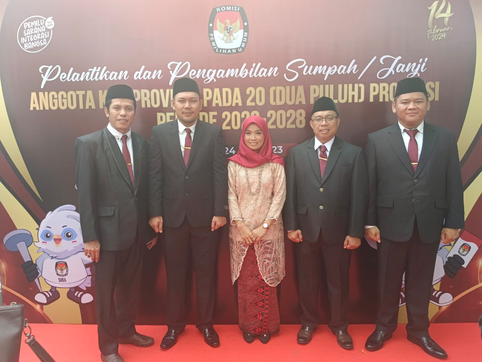 Komisioner KPU Sulbar Periode 2023-2028 Dilantik