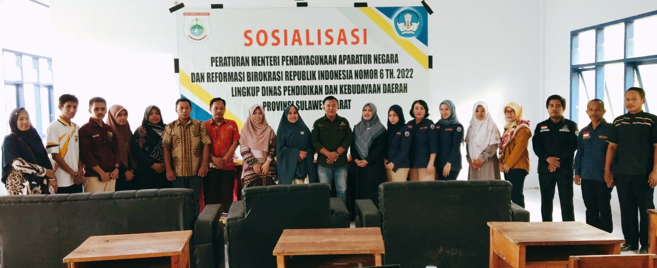 Disdikbud Sulbar Gelar Sosialisasi dan  Review PermenPAN-RB Nomor 6 tahun 2022 di Cabang Dinas Wilayah 2