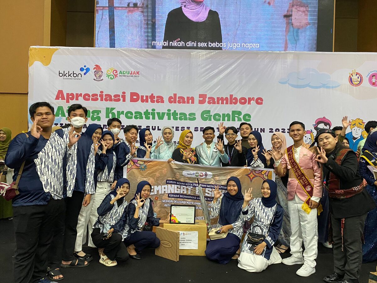 Forum Genre Parepare Raih Penghargaan Terbaik di Sulsel 