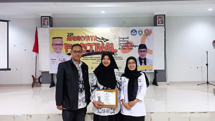Helvi Maryam, Guru SMPN 13 Parepare Juara 1 Lomba Aksi Nyata Bulan Pendidikan 2023