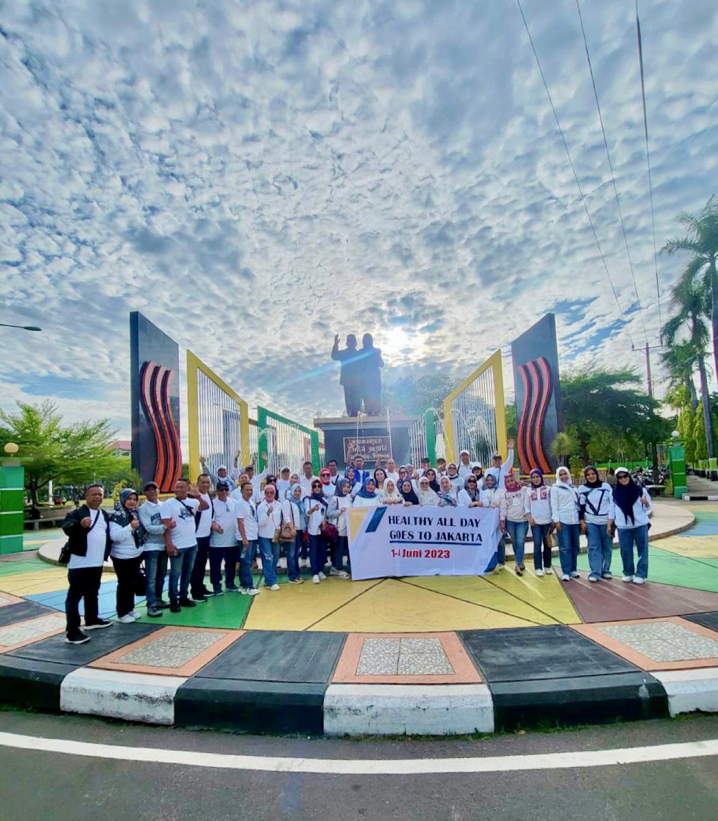 Ratusan Anggota Healthy All Day Parepare dari Berbagai Daerah Bergerak Menuju Jakarta untuk Jogging Bersama