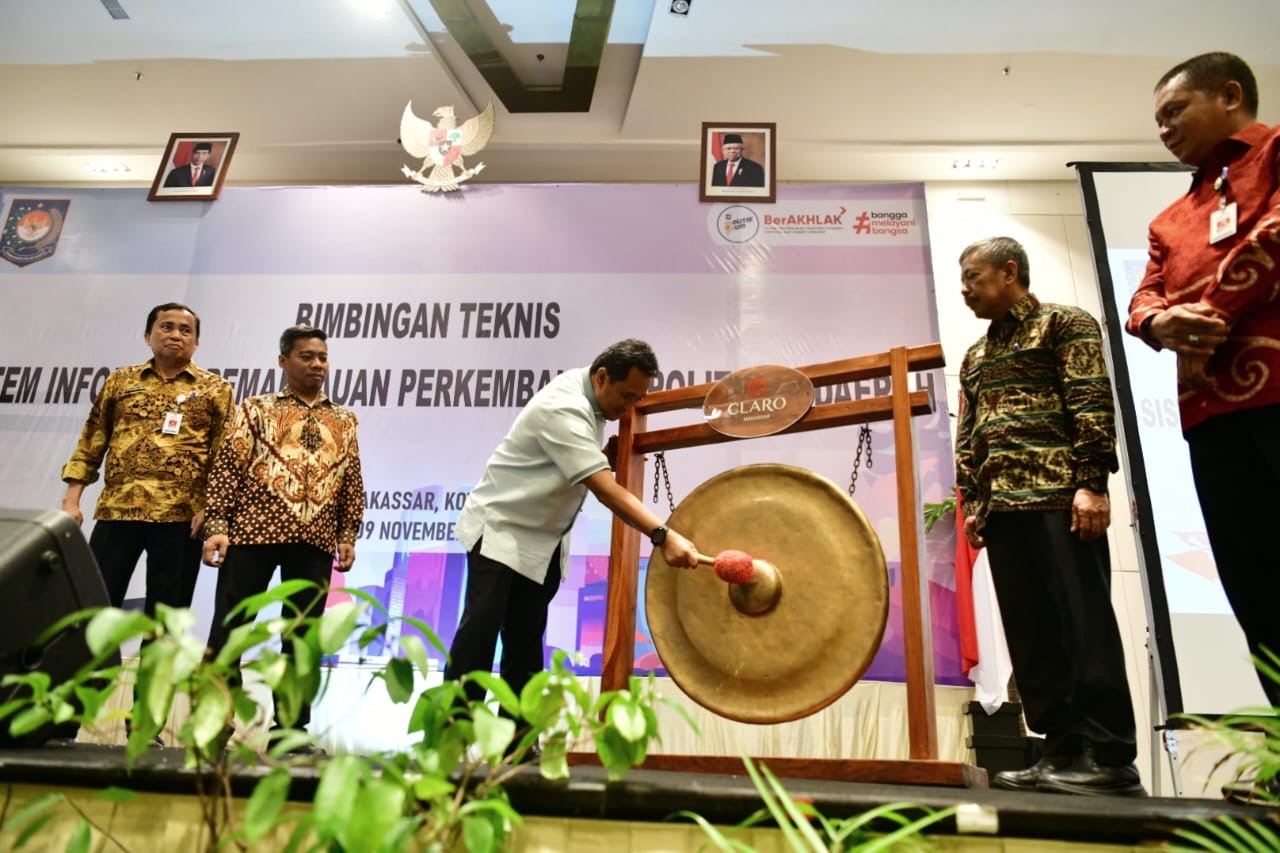Sulsel Tuan Rumah Bimtek Sistem Informasi Pemantauan Perkembangan Politik KTI
