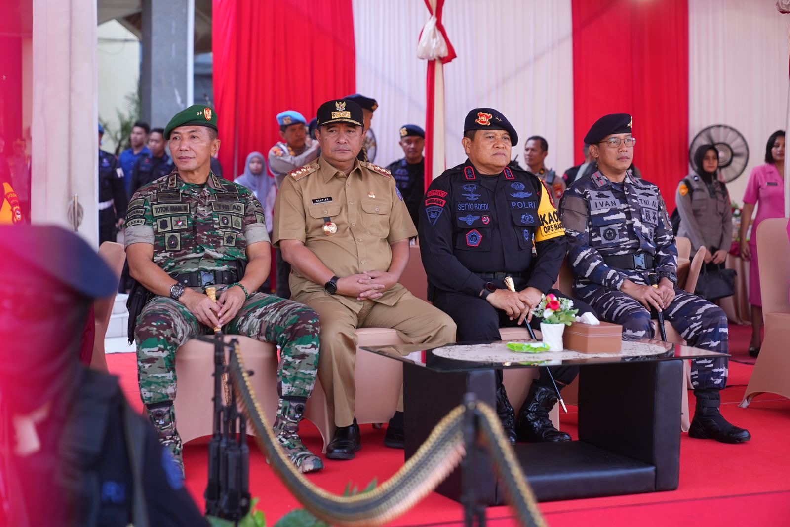 Hadiri HUT ke-78 Korps Brimob, Bahtiar Baharuddin: Negara Aman Menuju Indonesia Maju