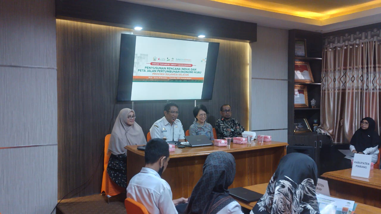 Bappelitbangda Sulsel dan ICRAF Indonesia Pilih Parepare Penyusunan Rencana Induk dan Peta Jalan Pertumbuhan Ekonomi Hijau