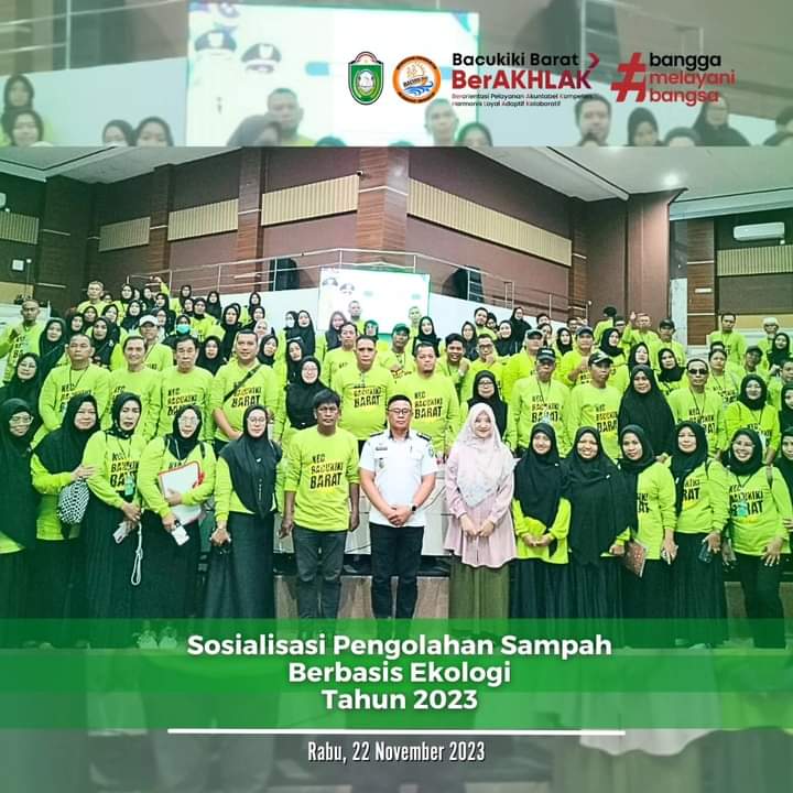 Terobosan, Kini di Bacukiki Barat Parepare Diterapkan Pengolahan Sampah Berbasis Ekologi