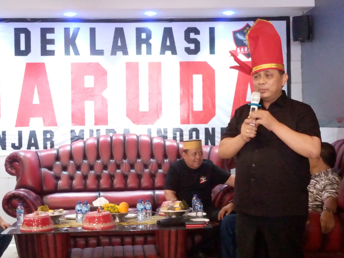 Gatot Eddy Resmikan Posko GARUDA Indonesia, Minta Bergerak Hingga Akar Rumput