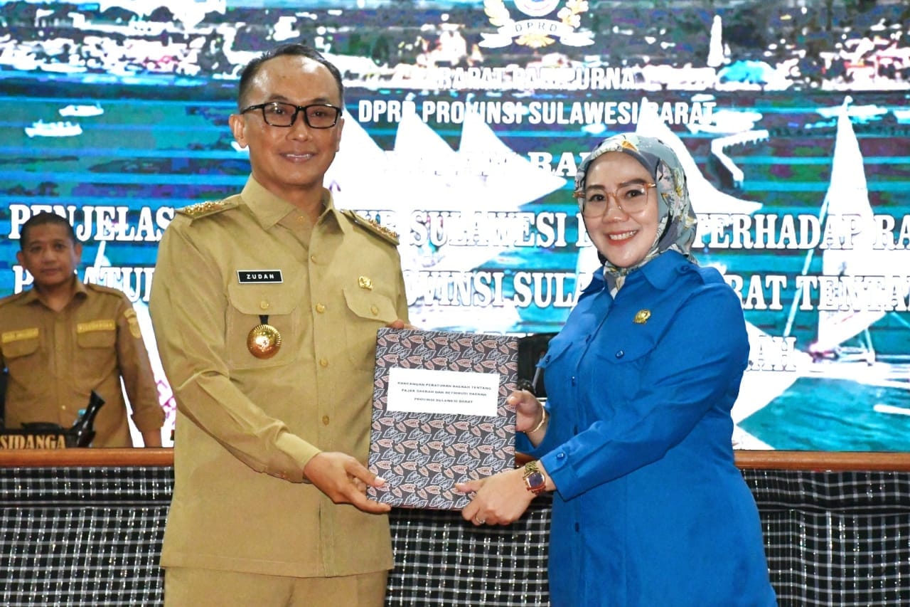 DPRD Sulbar Gelar paripurna Terkait Penjelasan Gubernur Terhadap Ranperda Pajak Daerah