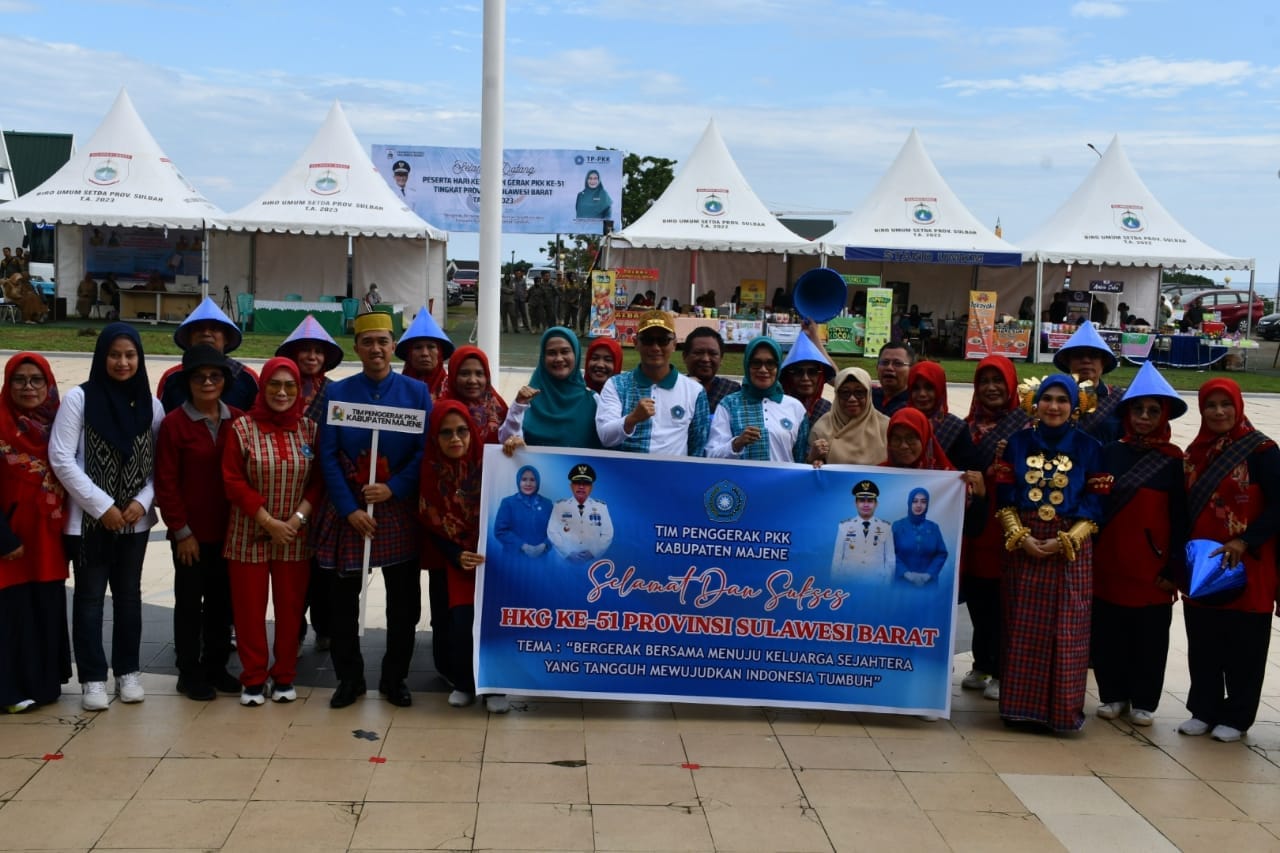 Hadiri Peringatan HKG ke-51, Pj Gubernur Sulbar Minta PKK Masif Bergerak 