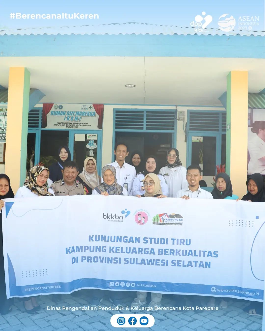 BKKBN Sulbar Pilih Studi Tiru di Parepare, Kampung KB Watang Bacukiki Jadi Percontohan