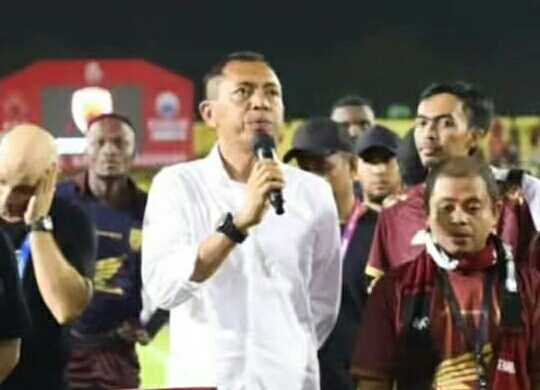 Tepat di HUT ke-108 PSM, Pj Wali Kota Akbar Ali Dukung Langsung PSM Bertanding di Stadion GBH Parepare 