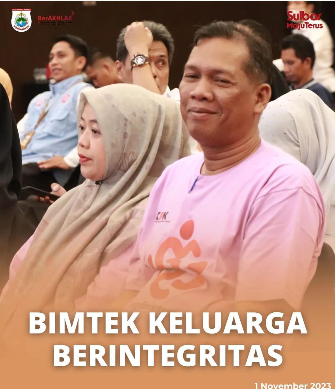 Karo Umum Hadiri Bimtek Keluarga Berintegritas yang Diselenggarakan KPK